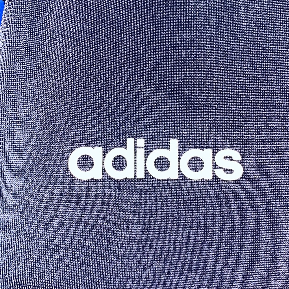 Navy blue adidas Track jacket - Picture 4 of 4